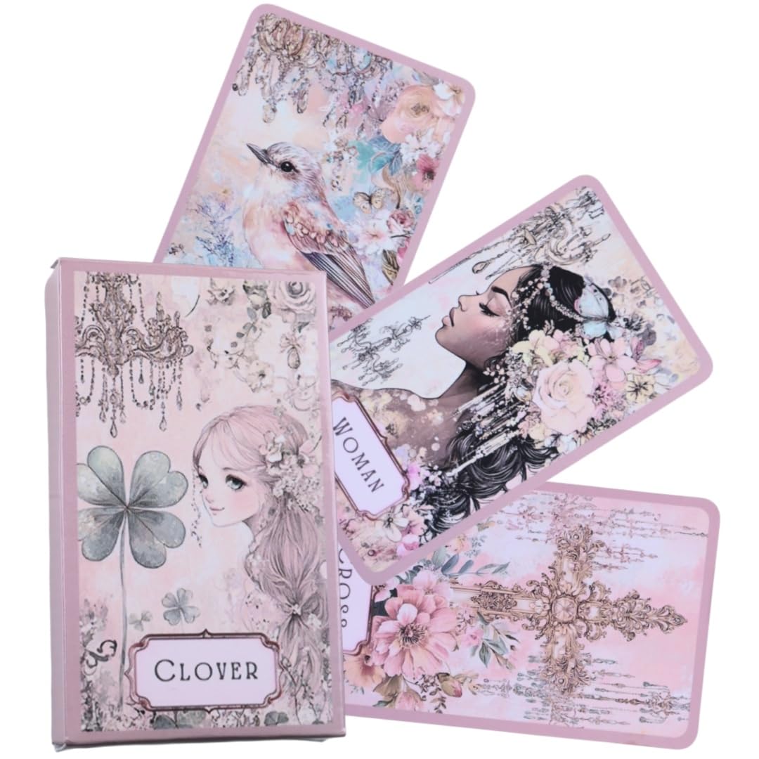 Amazon.co.jp: エセリアルピンク ルノルマンカード、 大人可愛い