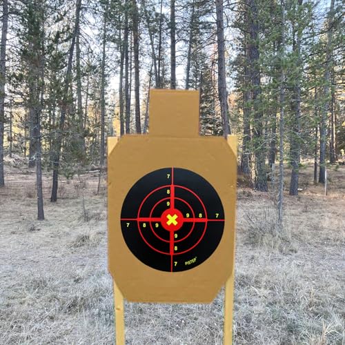 splatter shooting targets 6 inch reactive paper target stickers 100 self adhesive target roll for bb gun pellet gun airsoft rifle indoor and outdoor shooting range