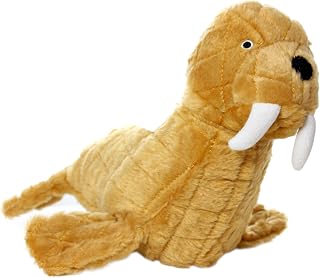 MIGHTY-Arctic Walrus- Squeaker-Multiple Layers. Made Durable, Strong & Tough. Interactive Play (Tug, Toss & Fetch). Machine Washable & Floats