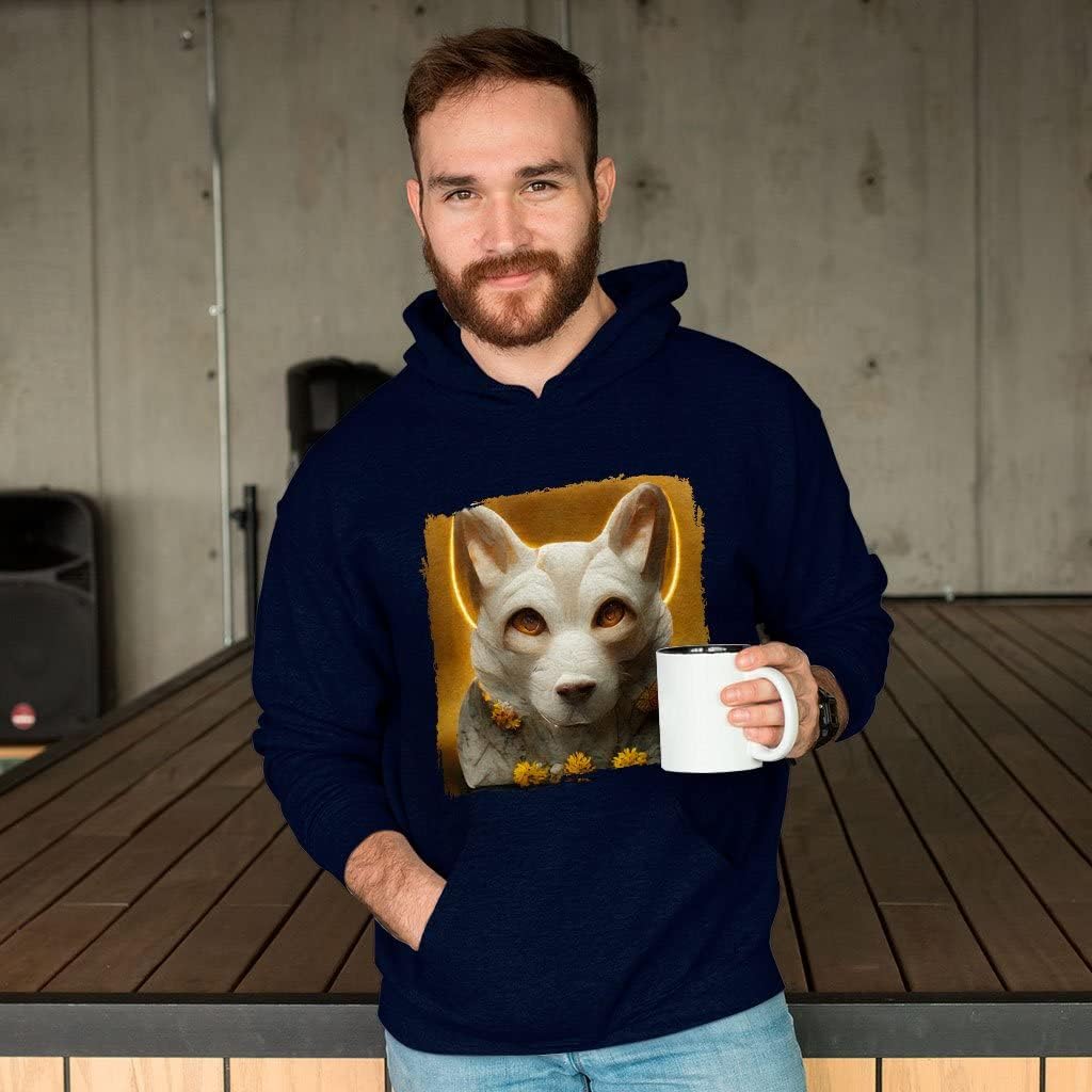 Marble Colored Dog Hooded Sweatshirt - Cute Dog Hoodie - Dog Design Hoodie