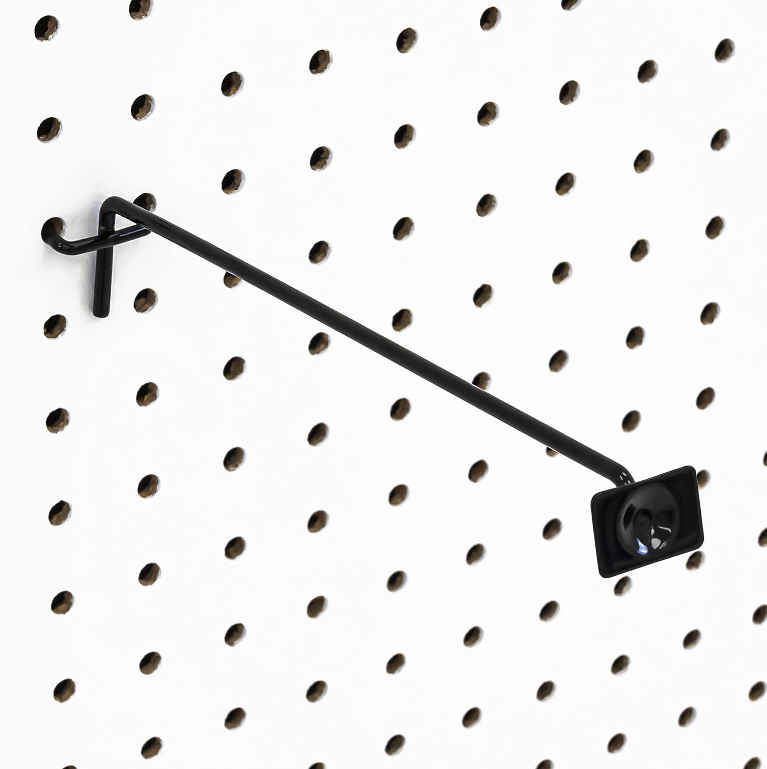 Price Tag Holder with 8 inch Long Peg Board Mounting Hook, For Price Tag Sizes 11"W x 8.5"H, 5.5"W x 3.5"H, 1.25"W x 3.5"H, or Double 1.25"W x 3.5"H (Quantity 100) (100, 11"w x 8.5"h)
