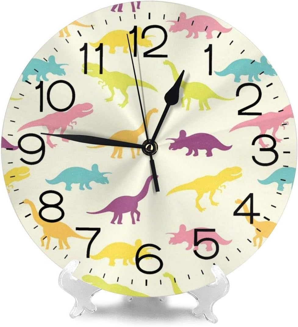 子供部屋インテリア 子供時計 クマ キッズ時計 ウォールクロック 振り子時計 恐竜 宇宙船 イラスト オシャレ 消防車