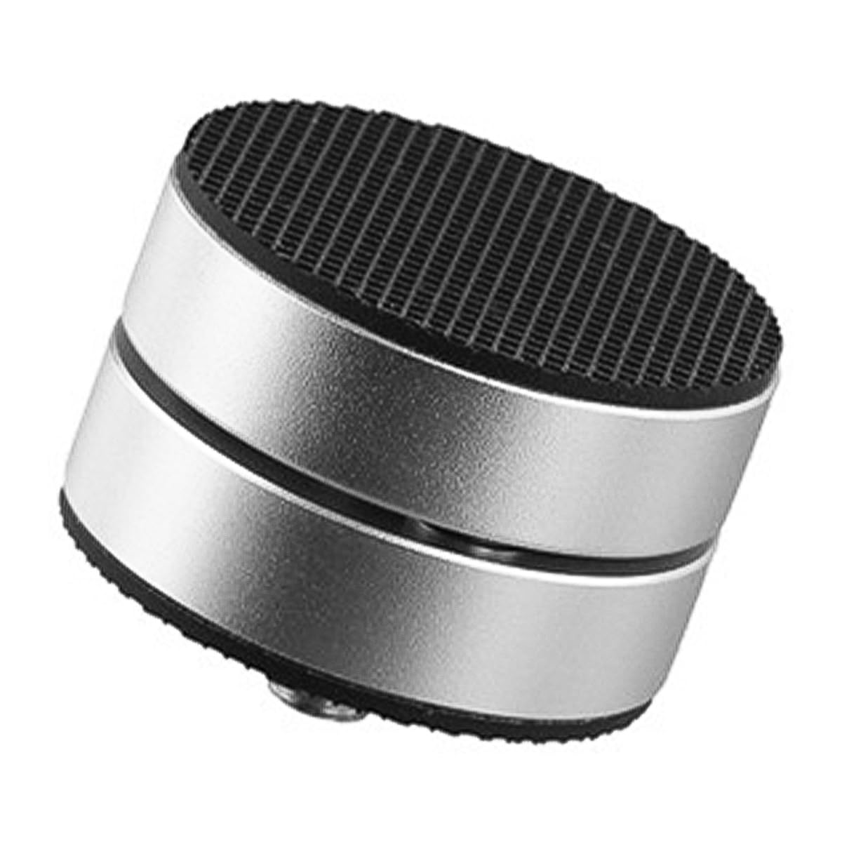 Qury 4 picos de altavoz, pies de subwoofer adecuados para amplificadores, estanterías, soportes de altavoces (plateado)