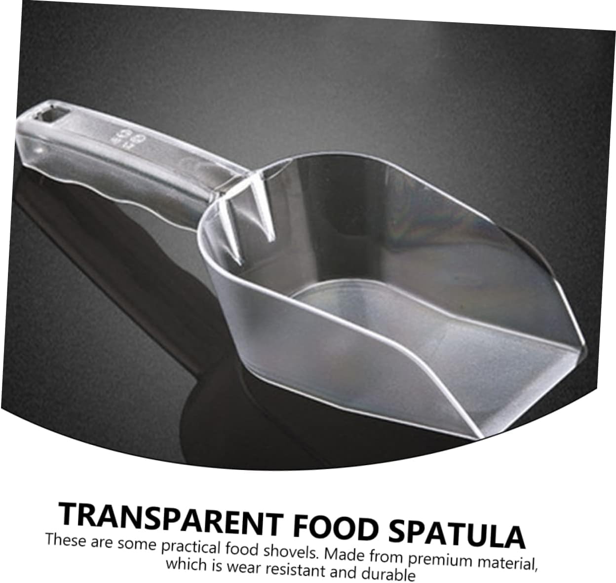 4pcs Plastic Shovels Multi-functional Food Scoop for Ice Candy Beans Dried Fruits Ergonomic Design for Comfortable Use for Kitchen and Parties