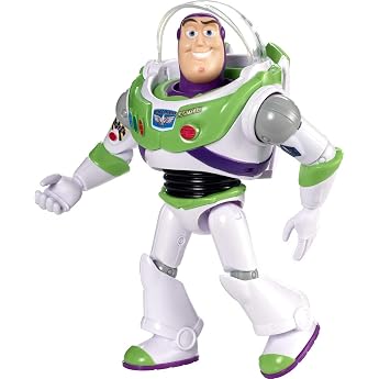 Mattel DisneyPixar Toy Story4 Buzz Lightyear Figure in Spacesuit with Helmet, True to Scale Movie Super Poseable GGX30
