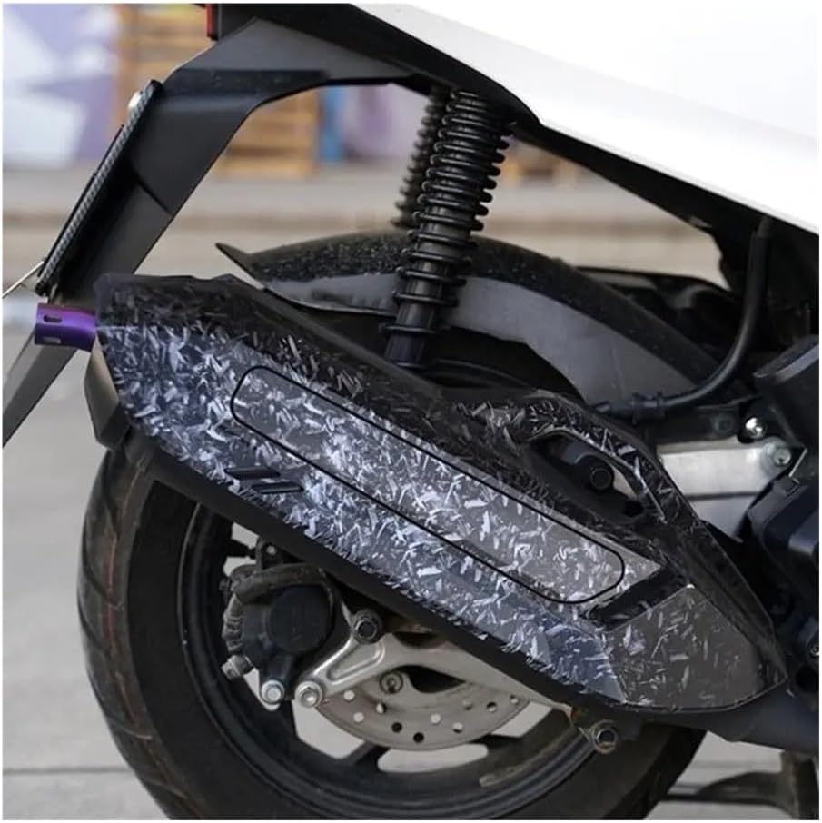 Temperature Resistant Exhaust Cover Exhaust Protections Exhaust Heat Shielding for CLICK125 150 with Impact Protections Heat Shield Wraps