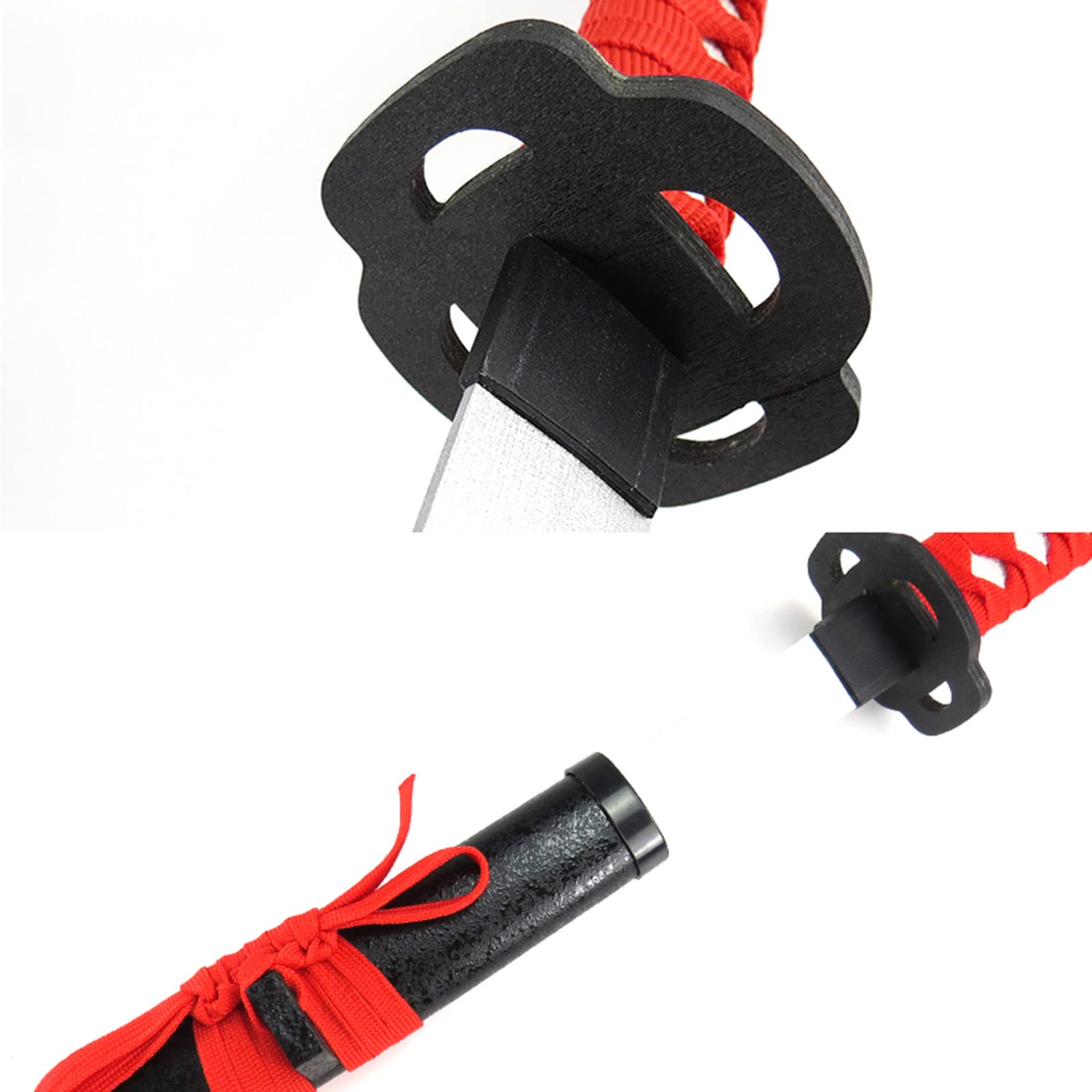 Espada de samurái de Anime, Espada samurái con Vaina, Accesorio de Cosplay, Espada Madera, decoración for el hogar y colección