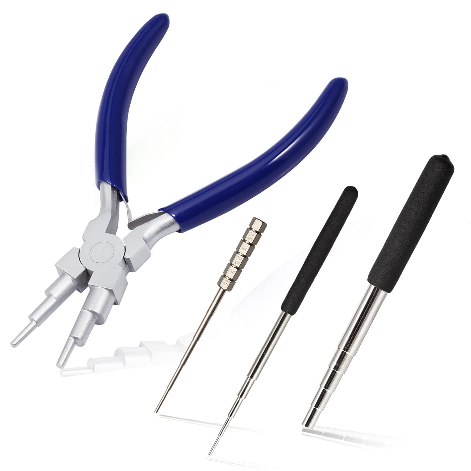 ちょびんページ Amazon | LEONTOOL 6段階 ワイヤーループペンチ リング作り工具 セット