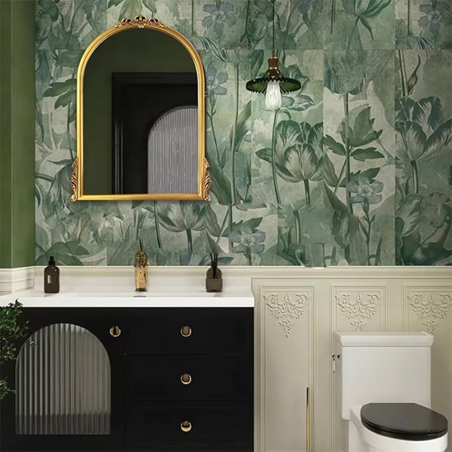 ♦︎♢アンティーク調♦︎♢バロック様式 ウッド無垢材 手彫り 大型ウォールミラー Amazon.co.jp: ZYBOWAYL バロックウォールミラー 大きい