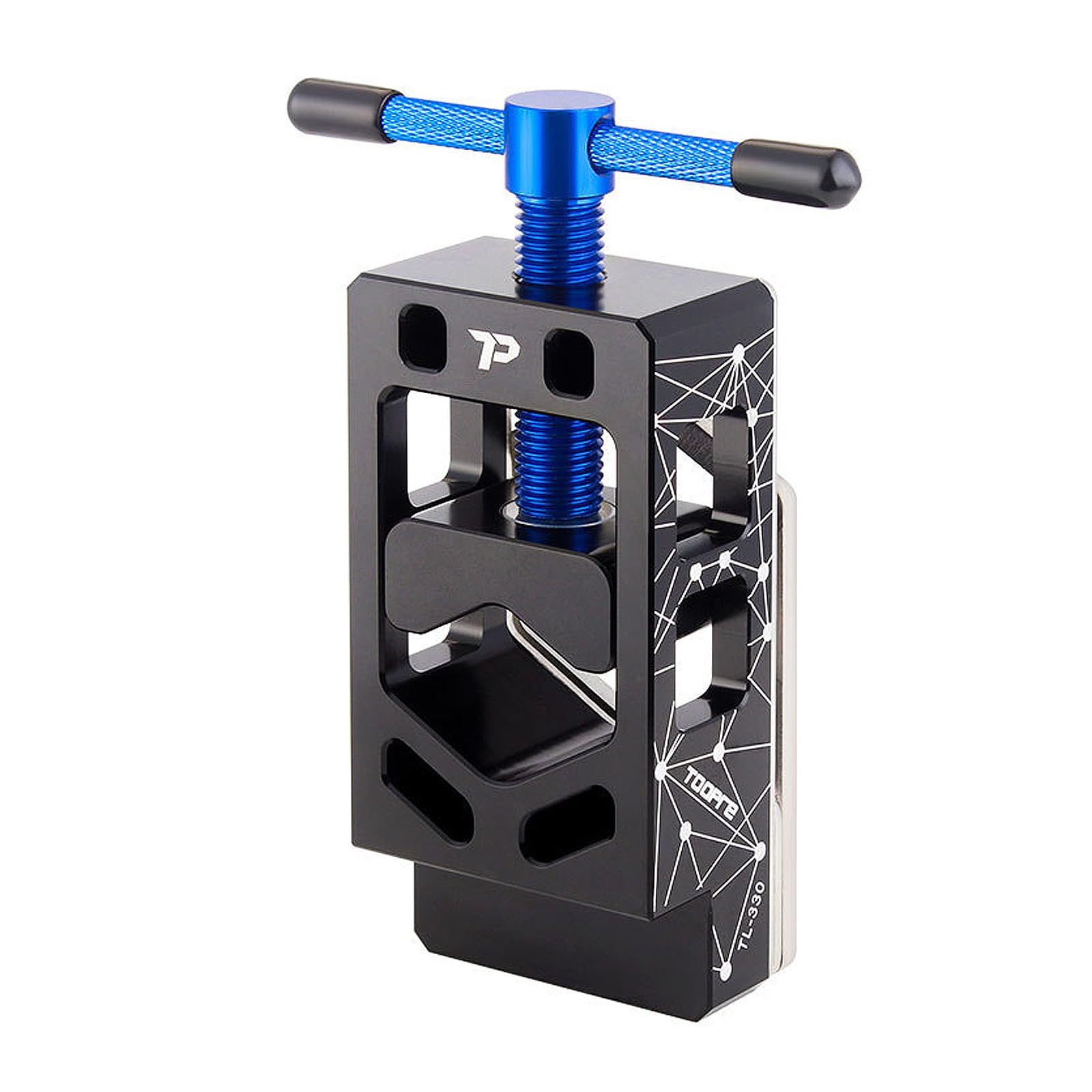 Mimoke Dispositif de coupe pour tube de fourche de vélo Support de tube en alliage d'aluminium et acier inoxydable pour couper des tubes de φ15-37mm, idéal pour les fourches de vélo, les tiges de