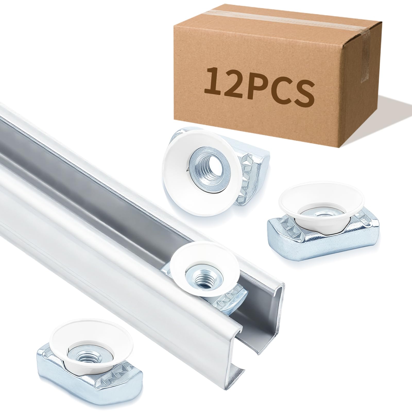 Cone Nuts for Strut Channel - 12 Pack -9
