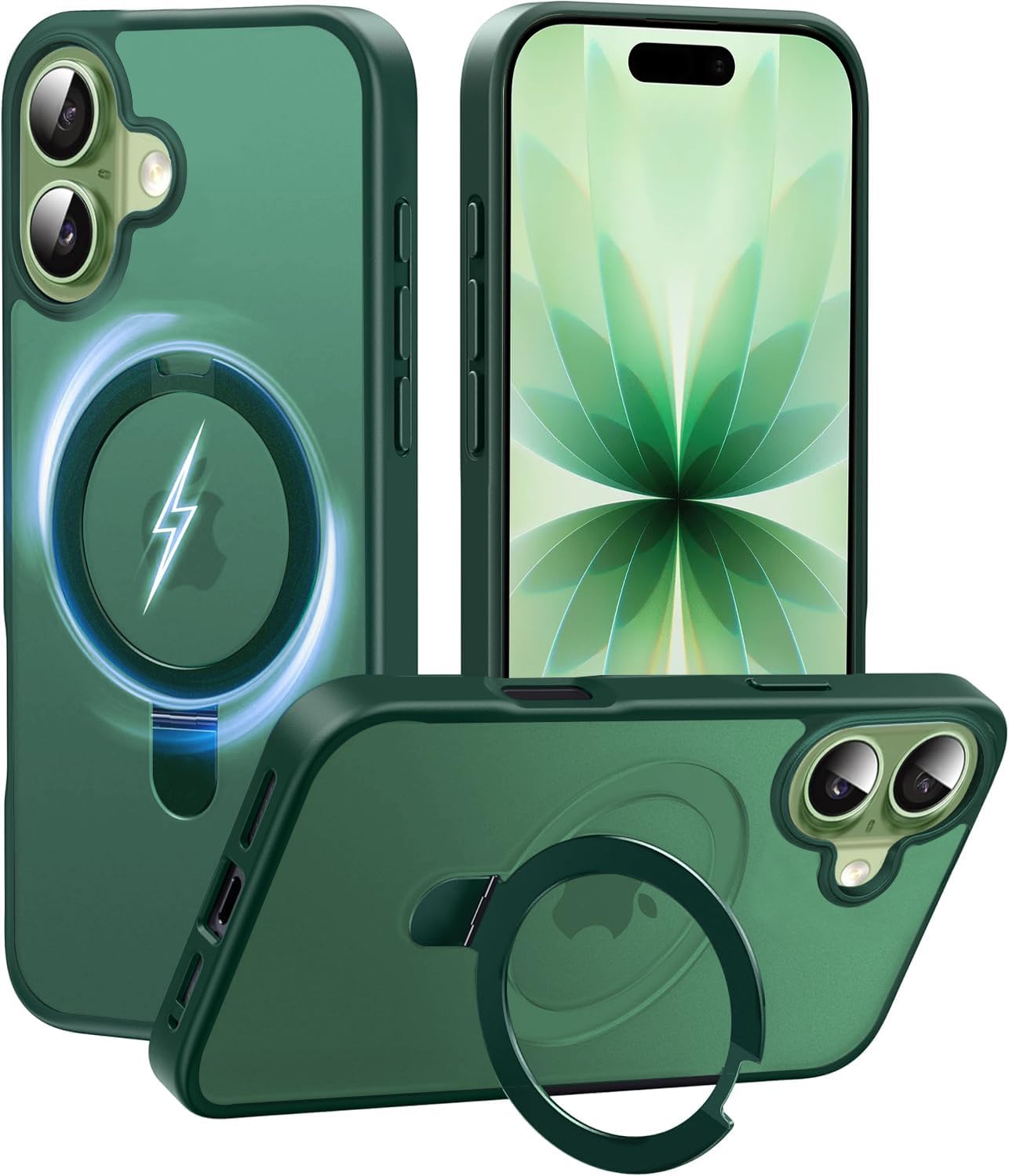 DIZORO iPhone 16 Plus Case with Magnetic Stand -18