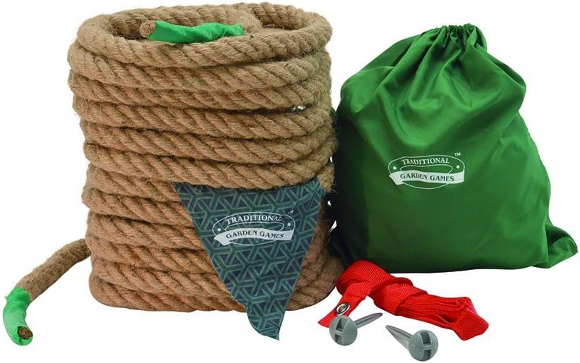 Traditional Garden GamesTGG125 Tug of War, Natural Rope, 10 m