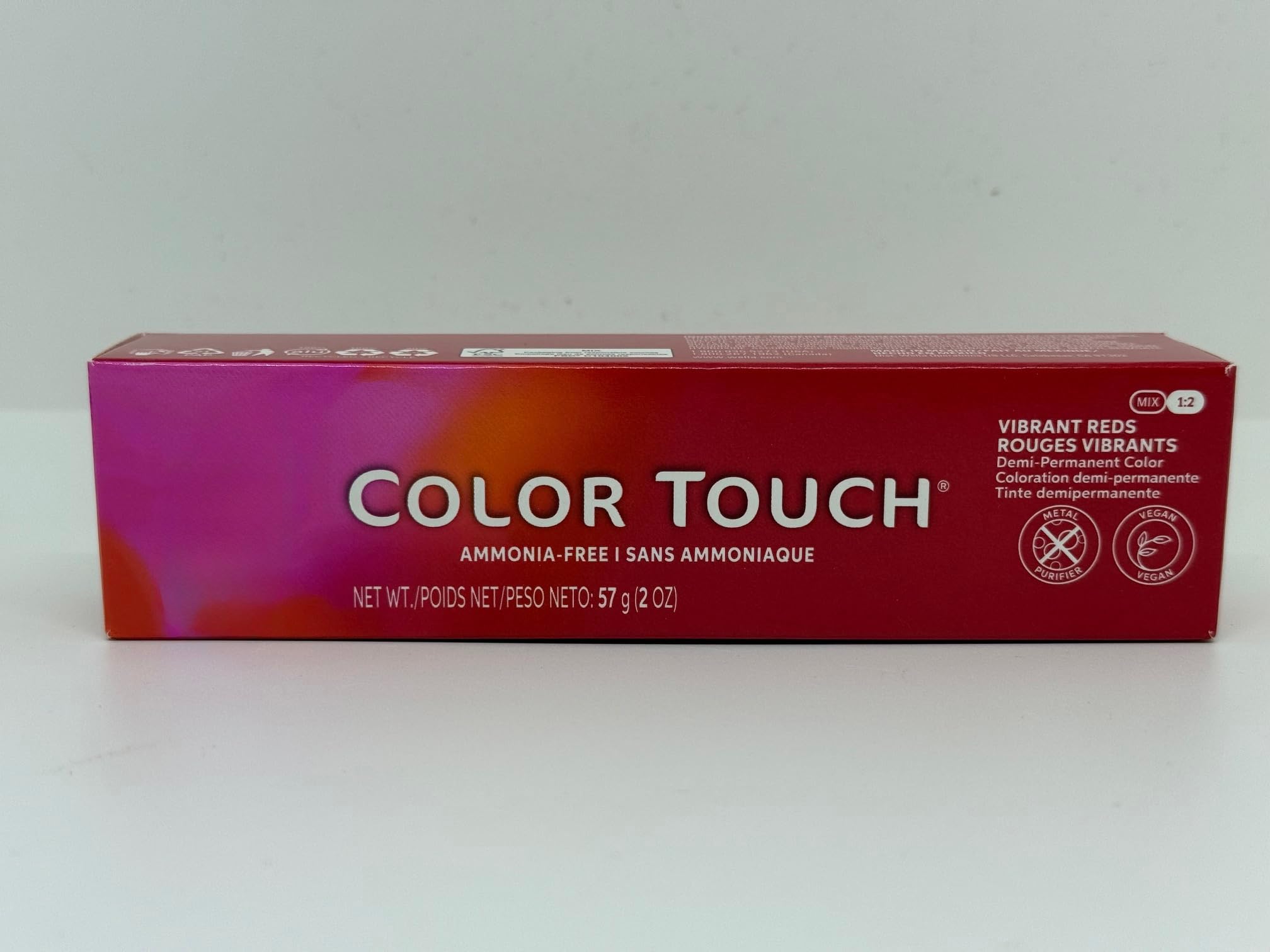 Color Touch Demi Permanent Hair Color 2 Ounce (5/97 Light Brown/Cendre Brown)
