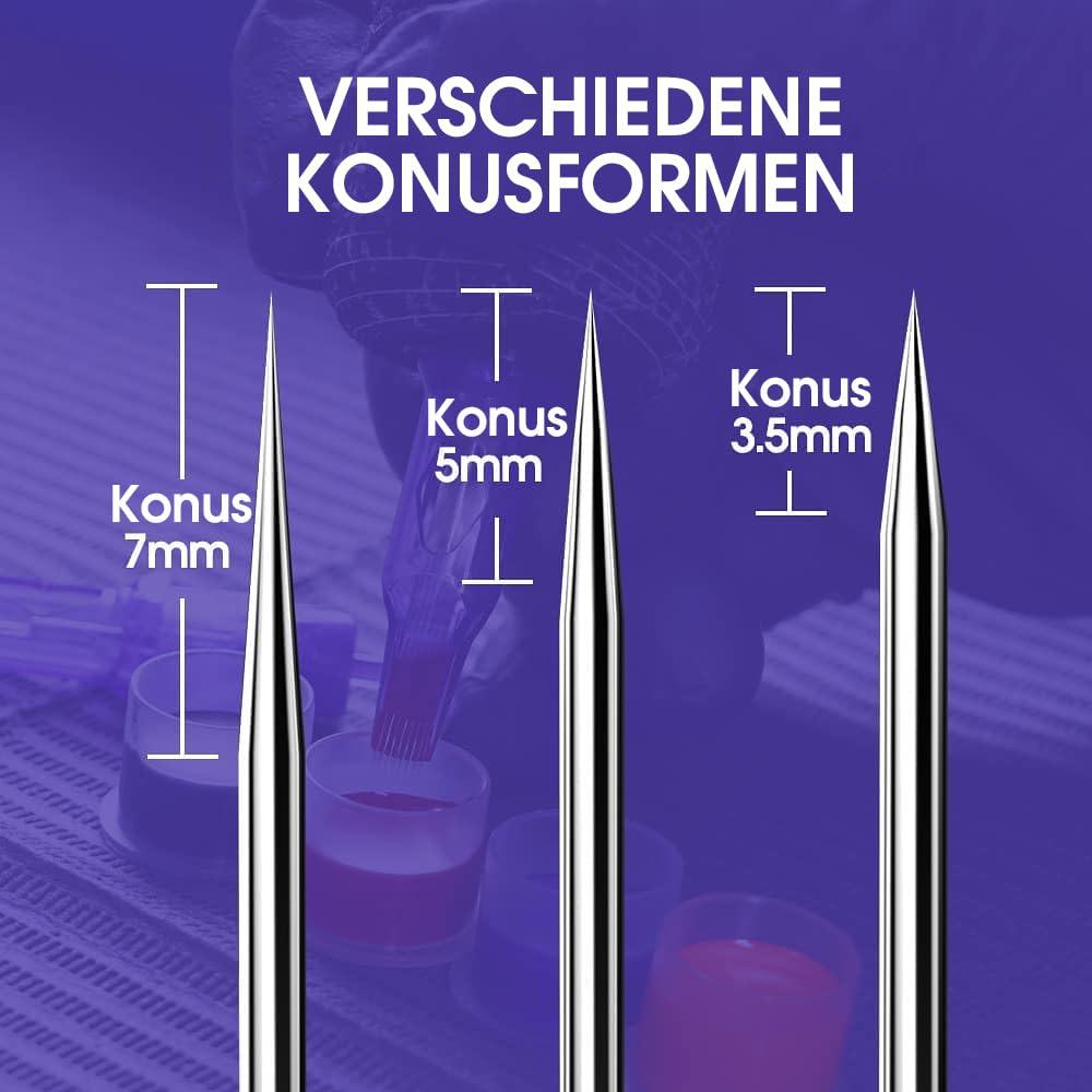 Mast Pro Tattoo Nadeln 50 Stück Verschiedene Größen #10 1001RL 1003RL 1005RL 1007RL 1005RS 1007RS 1009RS 1009RM 1011RM 1007M Wegwerfnadeln Rundliner Schattierer Magnum Set Für Alle Stile