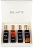 Bella Vita Organic Man Set de Regalo de Perfume de Lujo 4x20 ML para Hombre con Dominus, Oud, CEO, Impact Perfume | Notas amaderadas y cítricas de larga duración EDP y EDC | 80 ML | Set de regalo de perfume de larga duración para hombre con CEO Man, G.O.A.T., KLUB y OUD Eau de Parfum para cada ocasión. 1