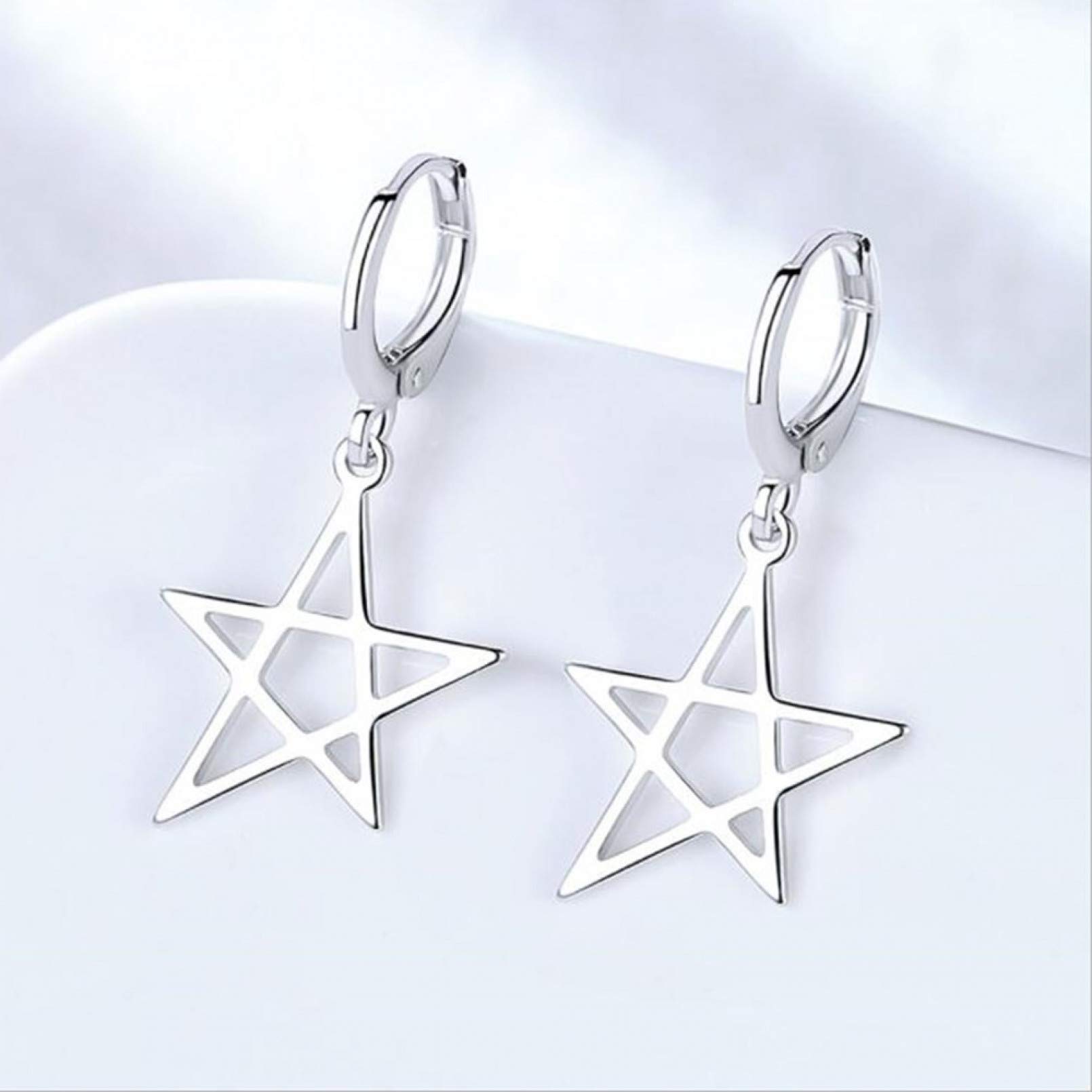 Boucles d'oreilles en Argent anti-allergie fleurs zircone - 2