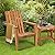 Giantex Adirondack Chair Set of 2 Acacia Wood Outdoor Chairs, 350 lbs Weight Capacity, Weather Resistant Campfire Chairs for Lawn Seating, Garden, Poolside, Balcony, Patio Adirondack Lounger