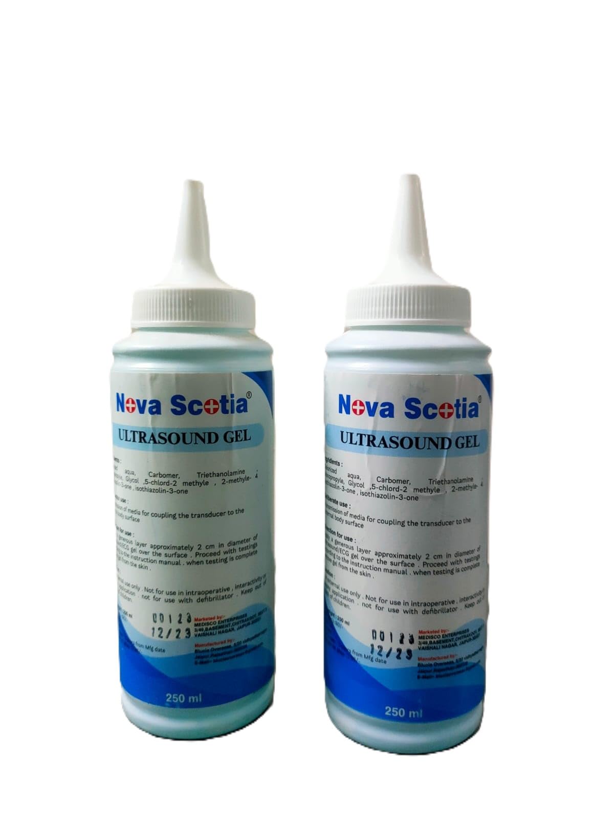 Nova Scotia Ultrasound Gel For Physiotherapy, Ultra Low Odour for Clear Ultra Sonic Imaging, Ultra Sonic Imaging, Sonography And Diagnostics 250ml Each(Pack Of 2) (B0DBQCHNNB) Amazon Price History, Amazon Price Tracker