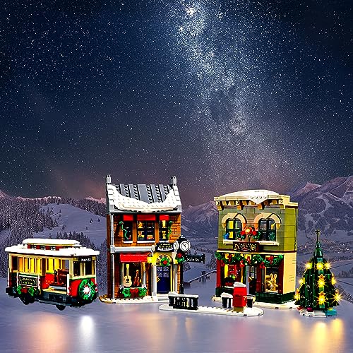 YEABRICKS LED Light for Lego-10308 icons Holiday Main Street Building Blocks Model (Lego Set NOT Included) - Image 3