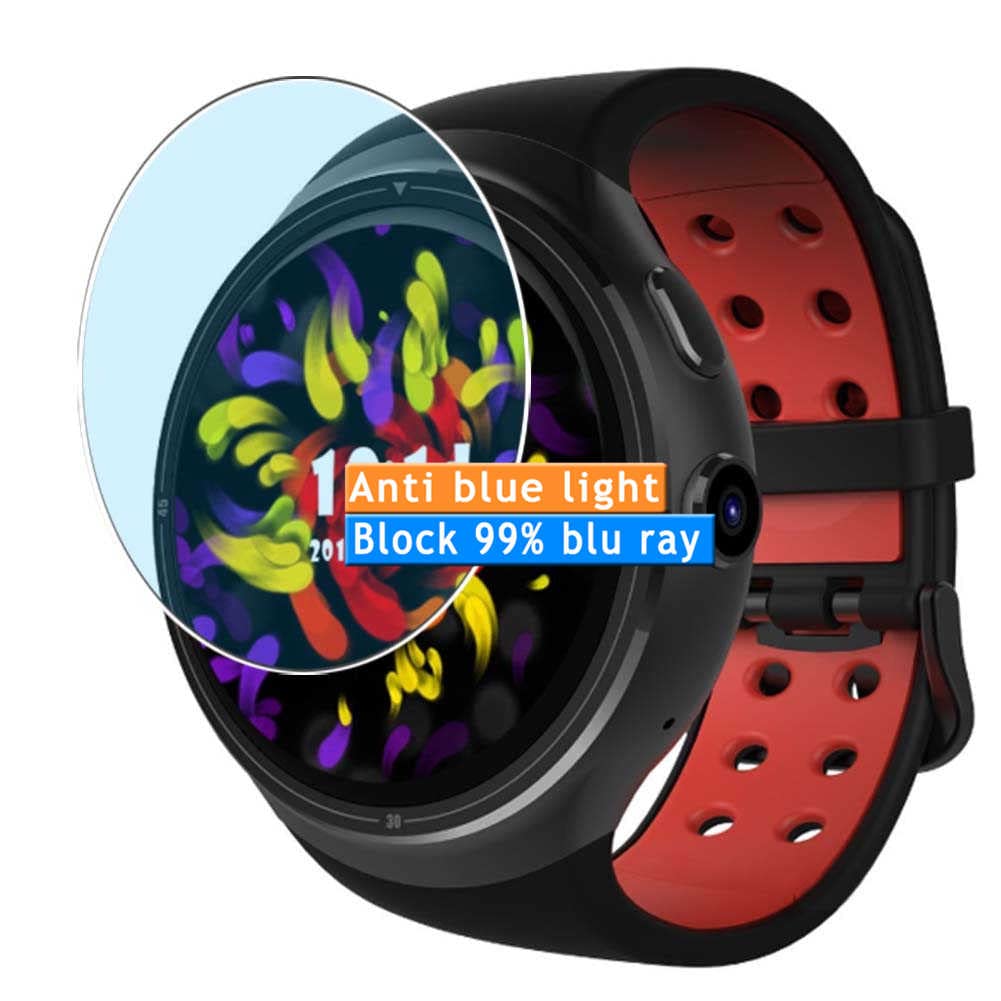 3-Pack Anti Blue Light Screen Protector, compatible with Diggro D106 smartwatch Smart Watch TPU Film Protectors Sticker [ Not Tempered Glass ]