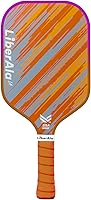 LiberAla Pickleball Paddles Set of 2: USAPA Approved Carbon Fiber, Lightweight PP Honeycomb Core, Comfort Grip for Beginners & Pros