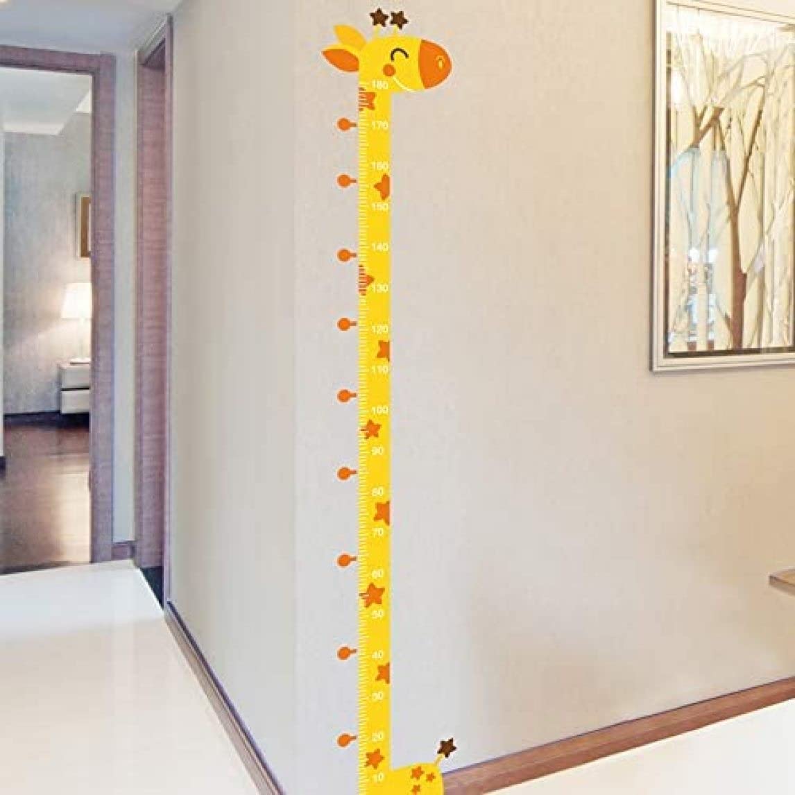 Muursticker - Schattige Dieren / Hoogte Maat