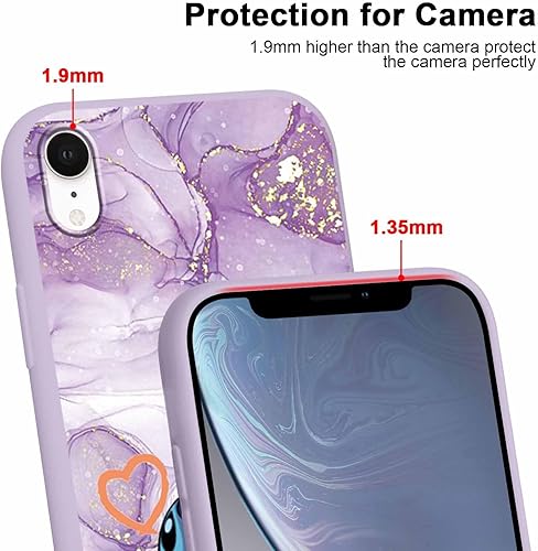 Miniatura 4 de FGIAZDU Paquete de 2 fundas bonitas de dibujos animados para iPhone XR de 6.1 pulgadas, funda protectora de TPU suave a prueba de golpes para iPhone