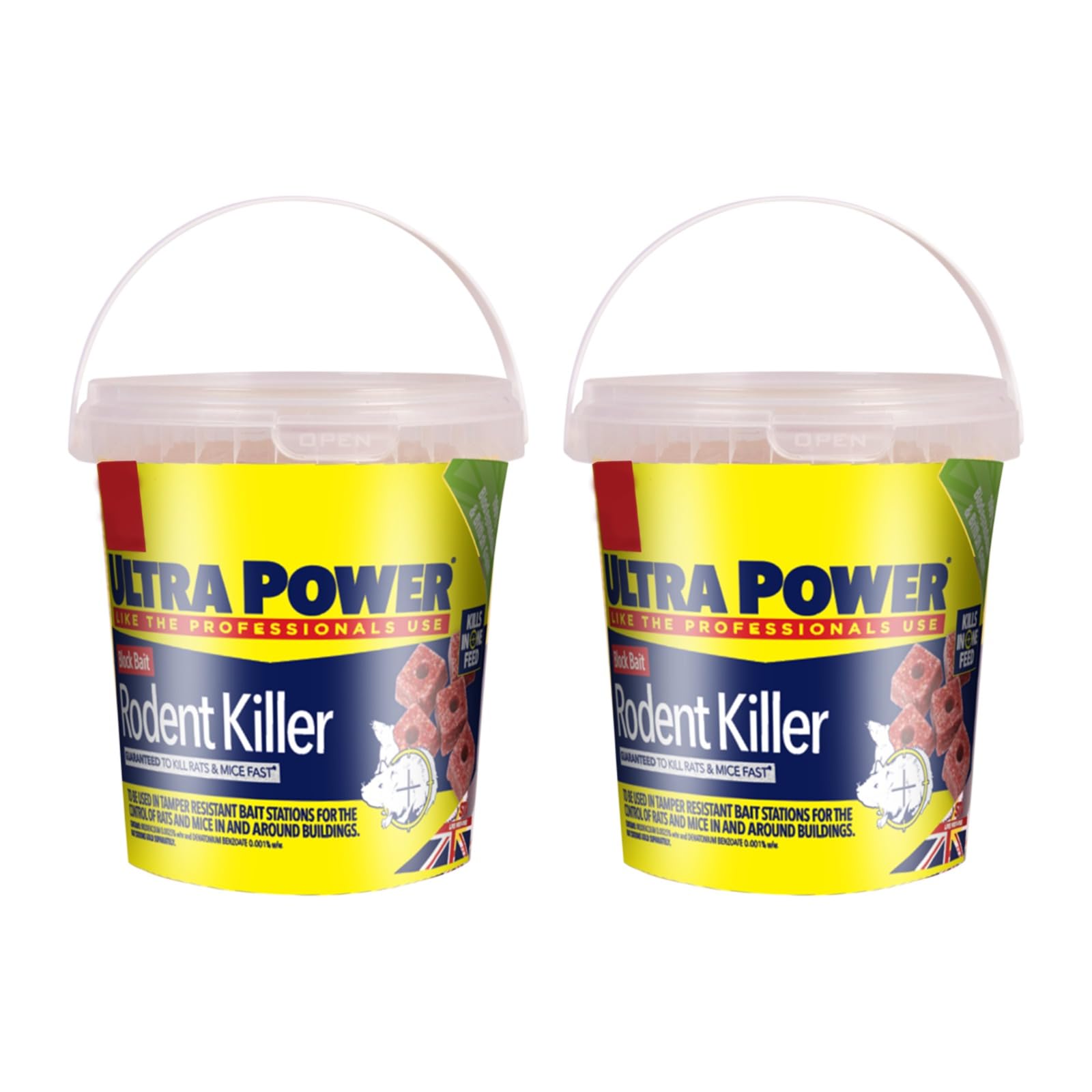 HOCHSTE® Ultra Power Rodent Bait, Rat and Mouse Control, 2Pcs — image 1
