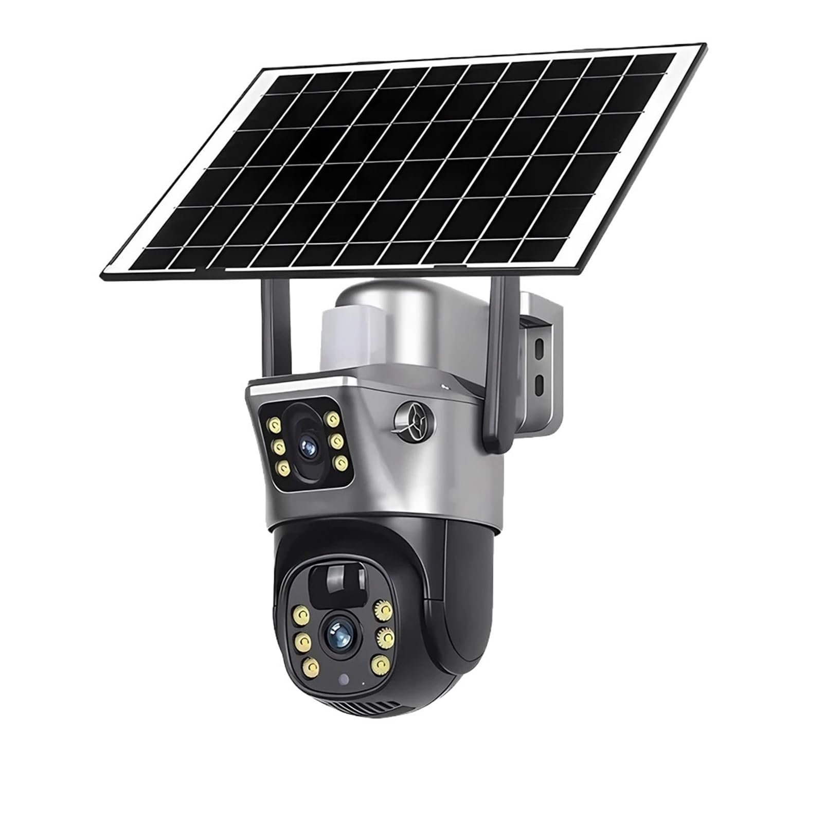 Fotocamera esterna a doppio obiettivo 4K solare 4G da 8 MP
