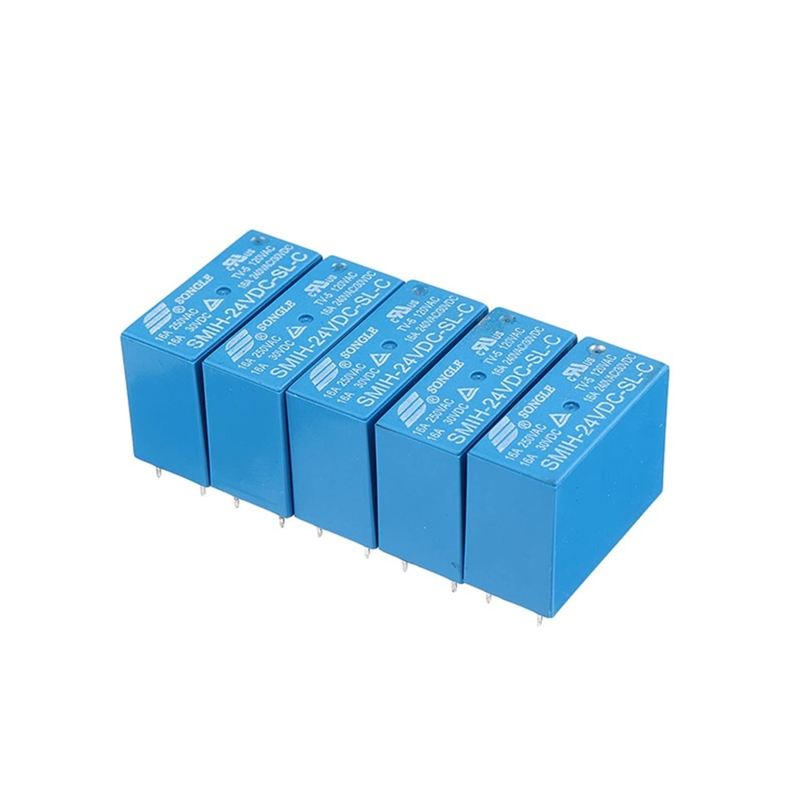 AQHYEBNSR 5PCS SMIH-05VDC-SL-C SMIH-12VDC-SL-C SMIH-24VDC-SL-C 05 12 24 V Relays 250V 16A 8PIN SMIH-05V 12V 24VDC-SL-A 6Pin Relay