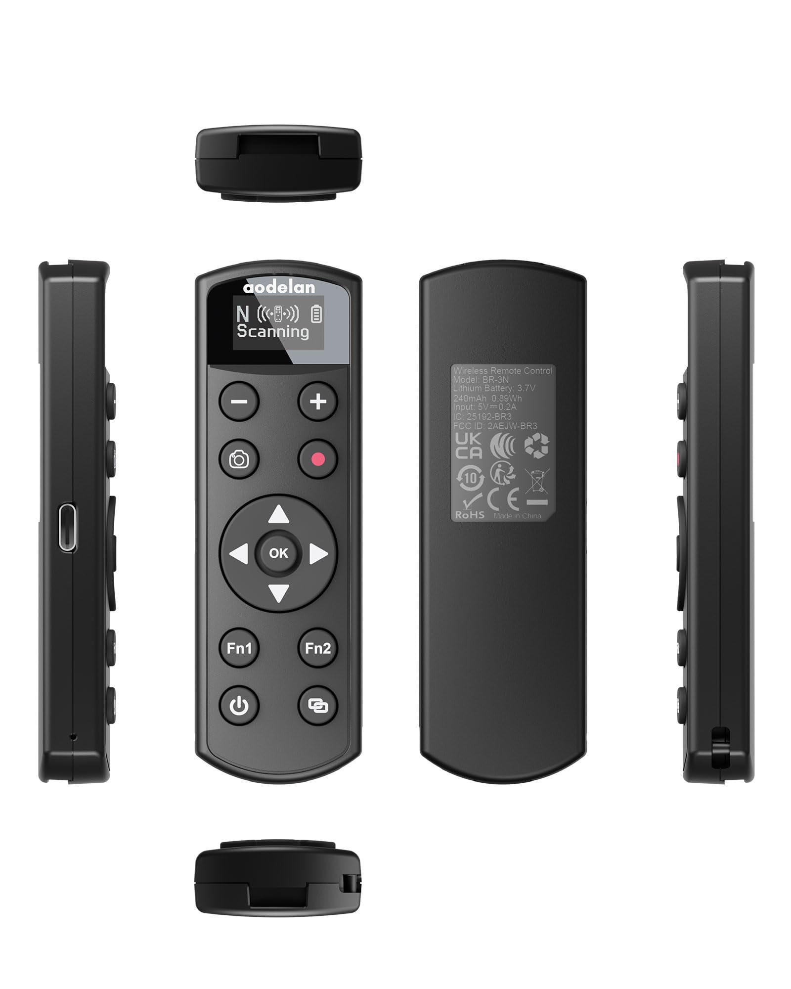 Amazon | AODELAN リモコン Nikonカメラ対応 交換用 ML-L7 USB-C 充電