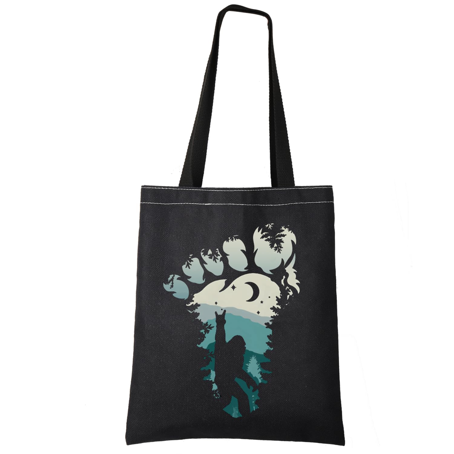 Gzrlyf Camping Tote Bag Wild Hikers Outdoor Gift Campers Gift Wild Monster Reusable Bag