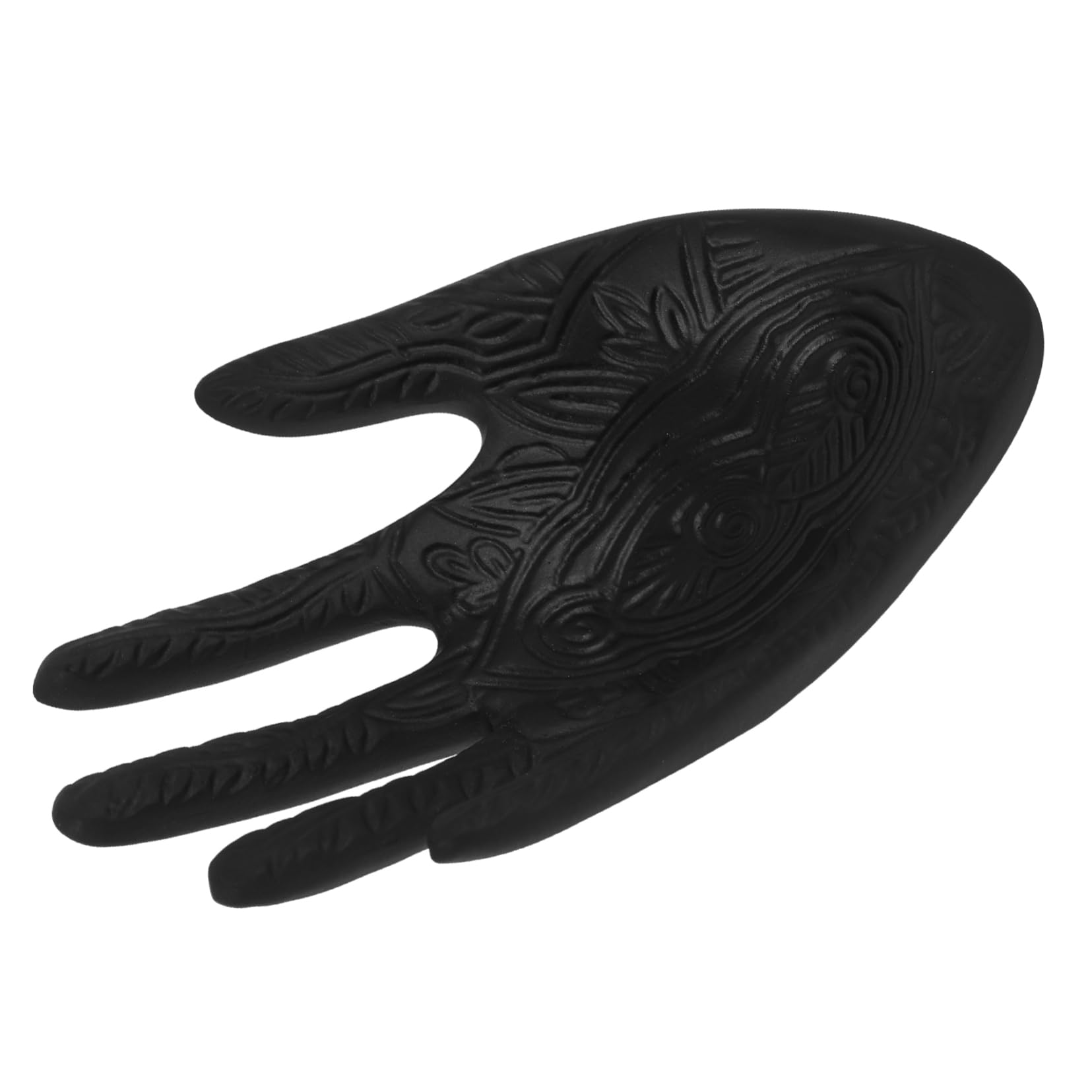 SHINEOFI 2St Schmuckständer Ring Schachteln Ring schatulle Jewellery Boxes schmuckbaum schmuck präsentation Handschmuckhalter Ringhalter aus Harz Ringhalter in Handform Ringständer Black