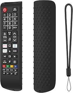 حافظة سيليكون واقية لريموت تلفزيون سامسونج BN59-01301A، BN59-01315A، BN59-01199F (لون أسود)