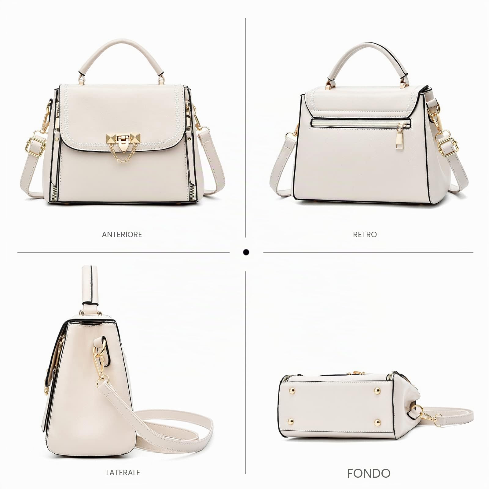 NICOLE&DORIS Borse per donna borsa in pelle donna borse tracolla per donna borse Borsa a Mano coccodrillo vera pelle