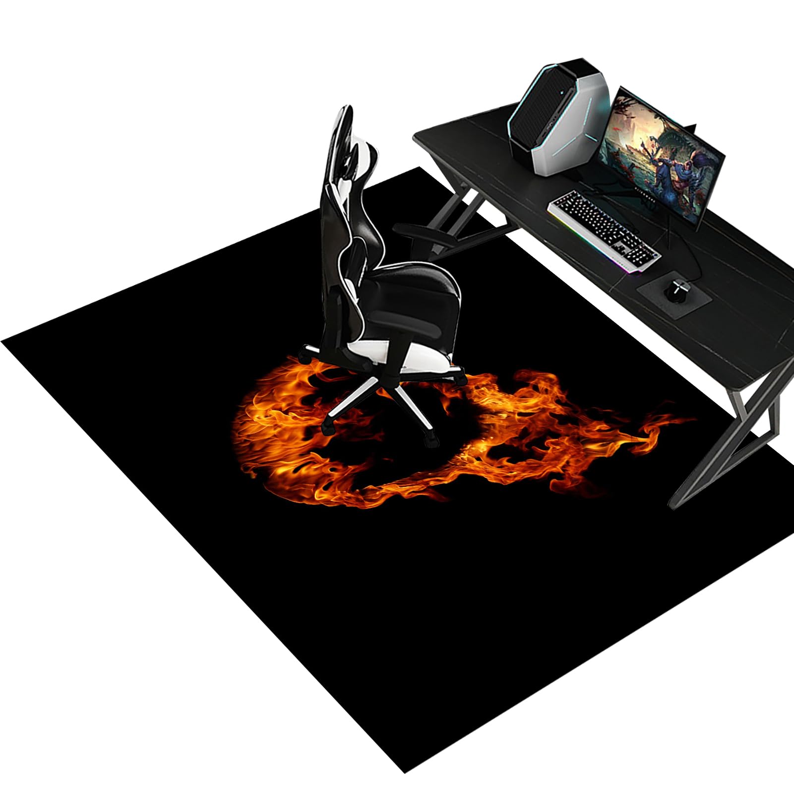 Rugged Office Chair Mats For Carpeting And Hardwood Floor, 100 X 140 Cm, Carpet Protector, Chair Mat For Home And Office, Gaming Chair Mat, Floor Mat - View #8