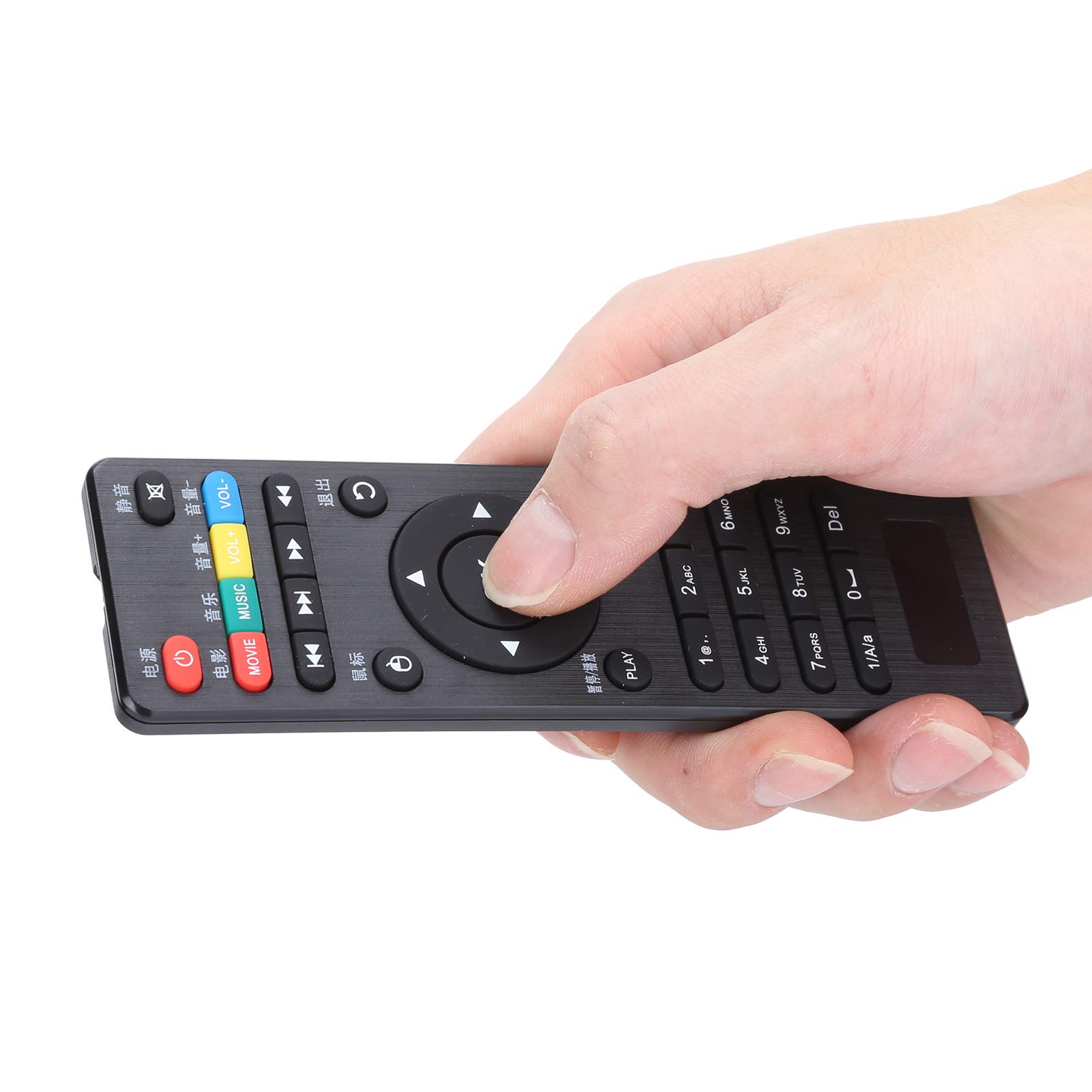 Lettore multimediale 4K con Telecomando, Lettore MP4 Digitale Portatile Mini 1080P Full-HD Ultra Media Player, Supporto HDMI, AV, HDR, Orizzontale, per Video, Foto, Musica(Me)