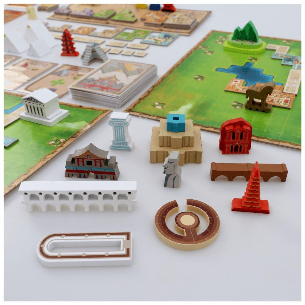 Super Meeple Giochi Strategici Meraviglie del Mondo, Età 6+