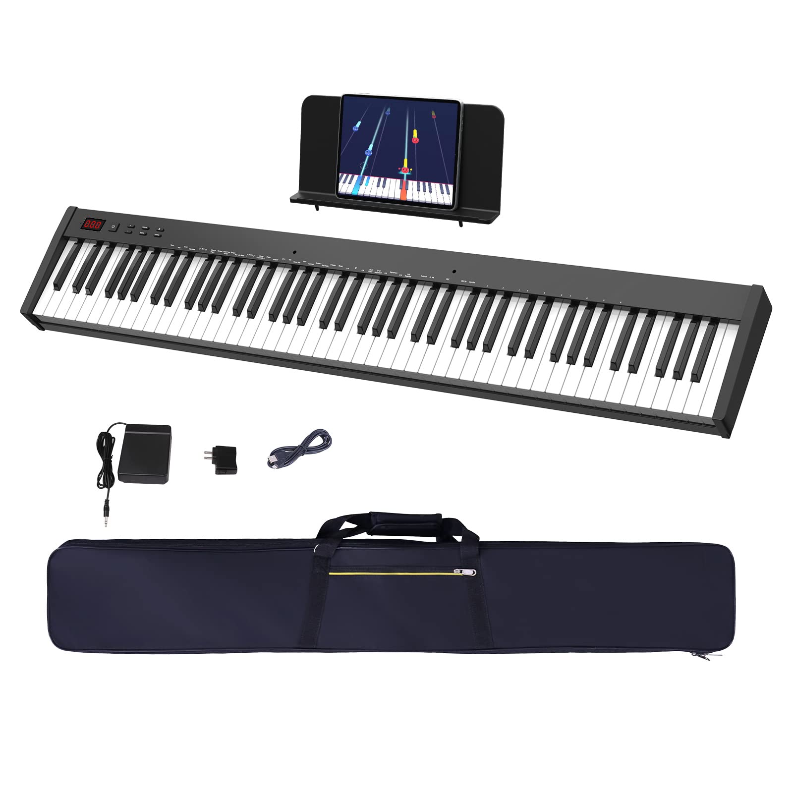 Buy KONIX 88 Key Piano Keyboard, Beginner Electric Keyboard Piano with
