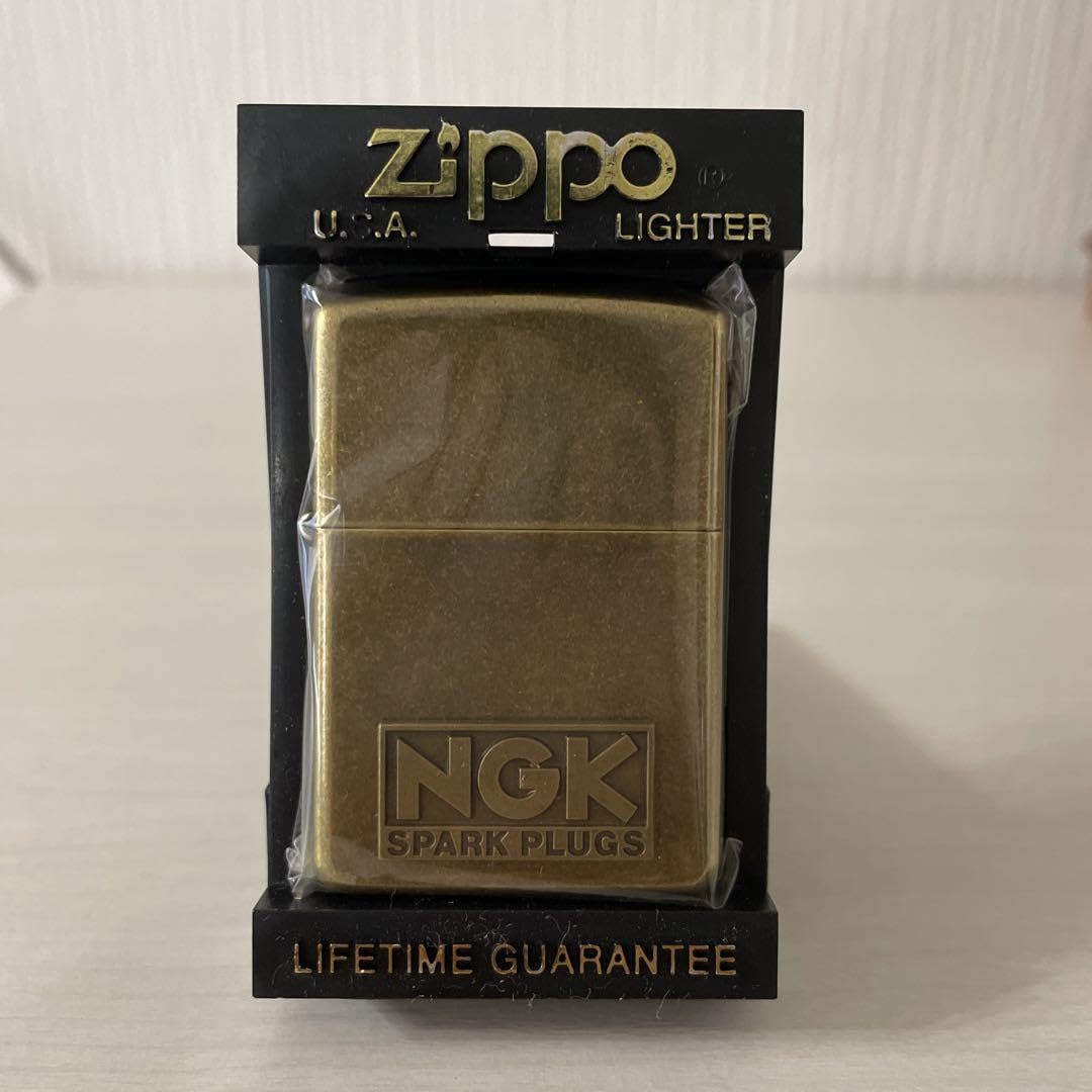Amazon.co.jp: ZIPPO ジッポーアンティークブラス NGK SPARK PLUGS 