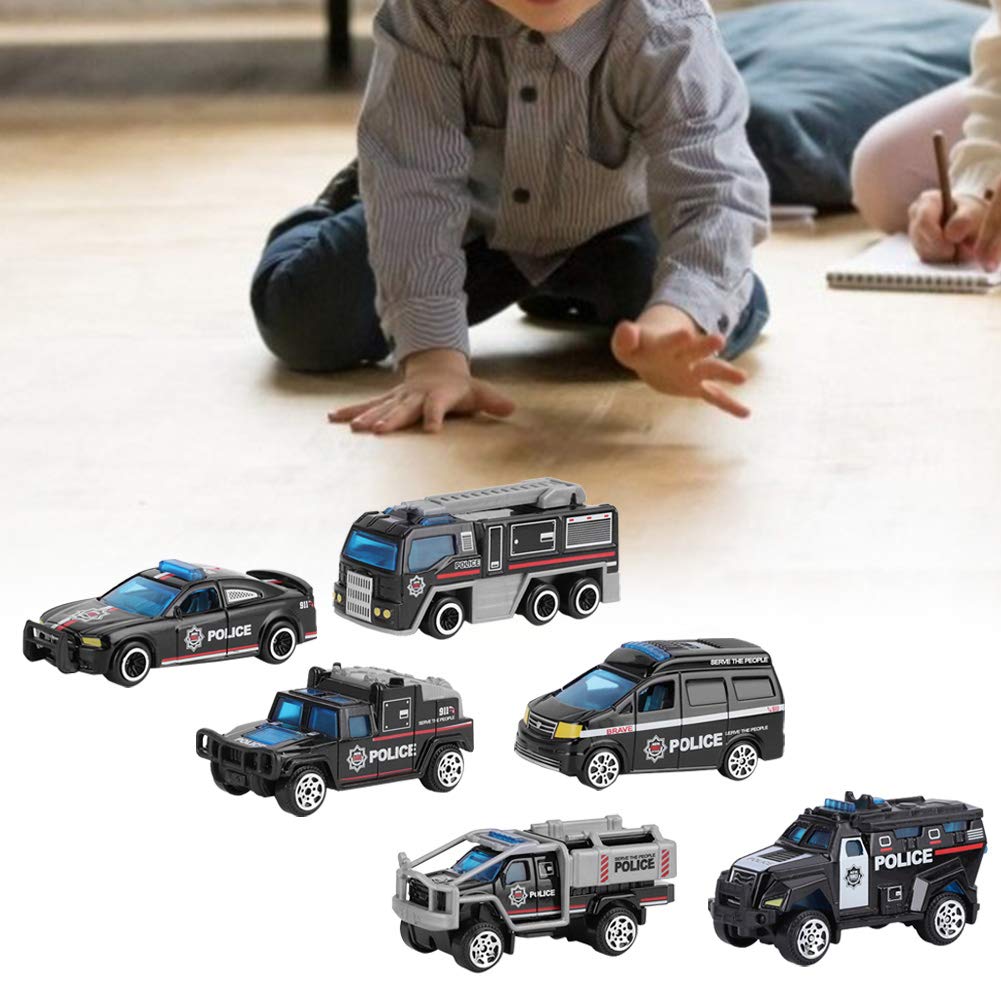 ダイカストスケールモデル　 6個セット Amazon.co.jp: ダイカストカーモデル6個、1:64スケール、高度な