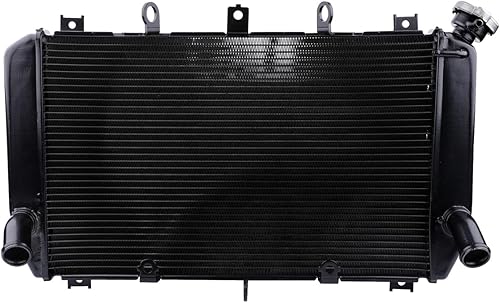Miniatura 7 de TCT-MOTORPARTS Aluminum Radiator Cooler Cooling Fit For Kawasaki Z900 2017-2022 2021 2020 Black