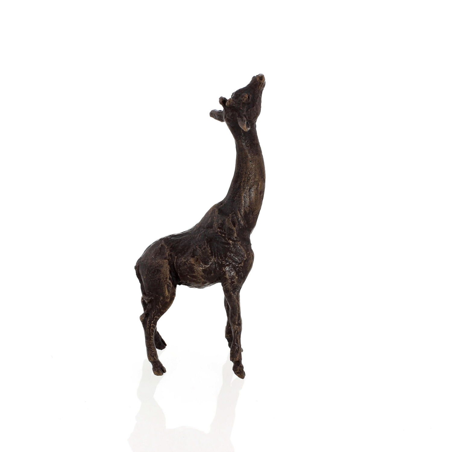 Butler & Peach - Solid Bronze Miniature Giraffe