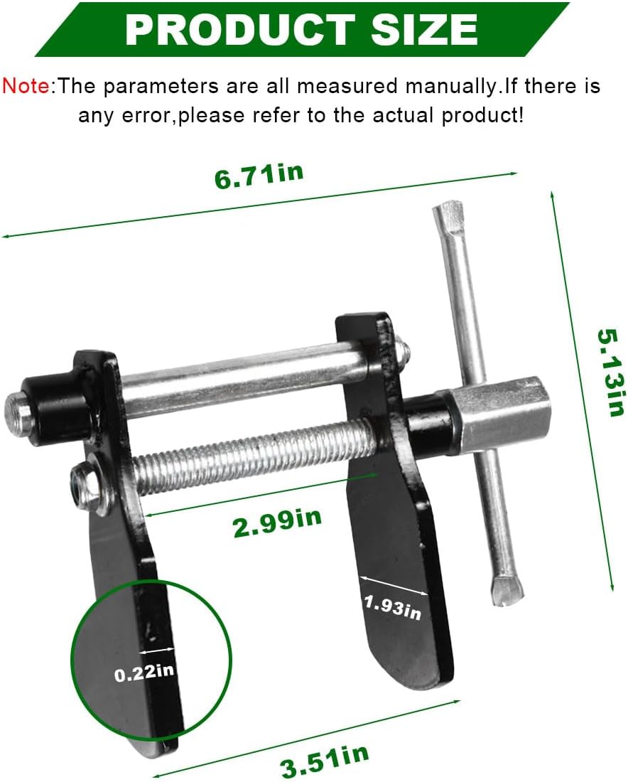 Brake Caliper Compression Tool, Disc Brake Pad Installation Spreader, Heavy Caliper Piston Spreader Tool, Universal Disassembly Tool for Brake Piston, Fits Most Car SUV Truck