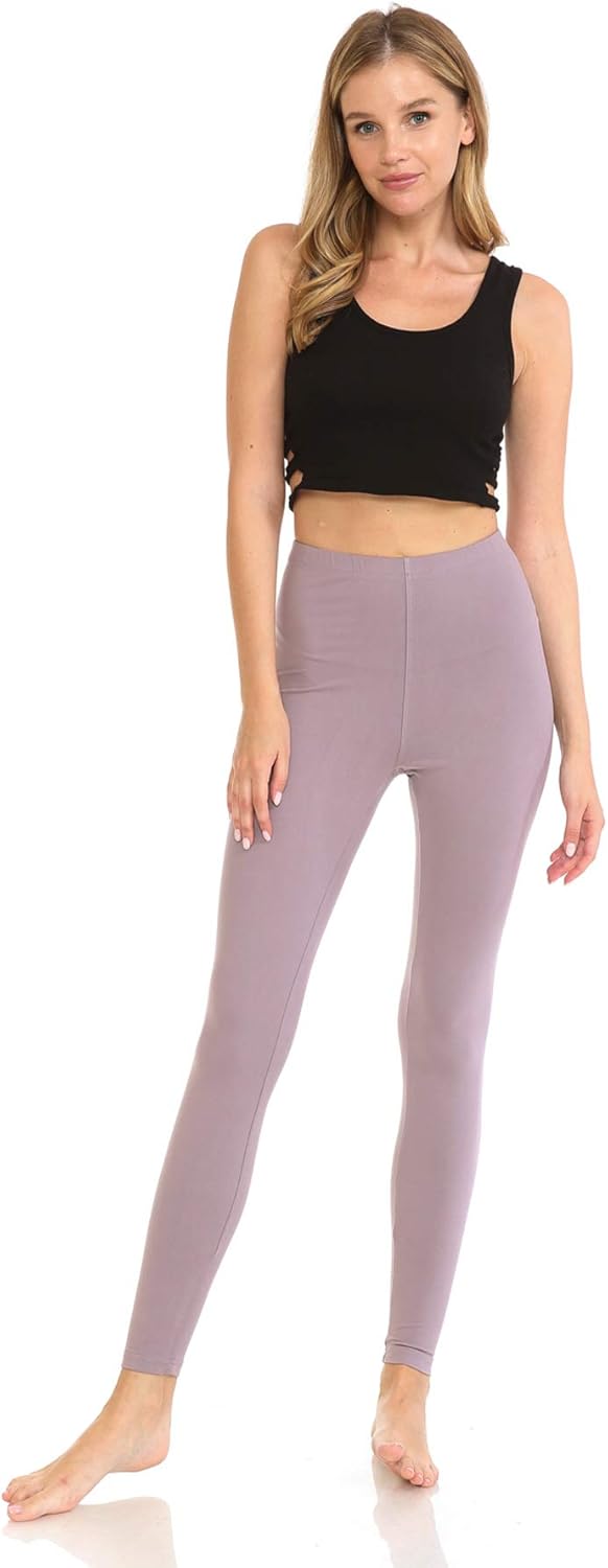 Leggings Depot ActiveFlex Athletic Leggings for Women-HLD (Violet Verbena, S) - Image 4
