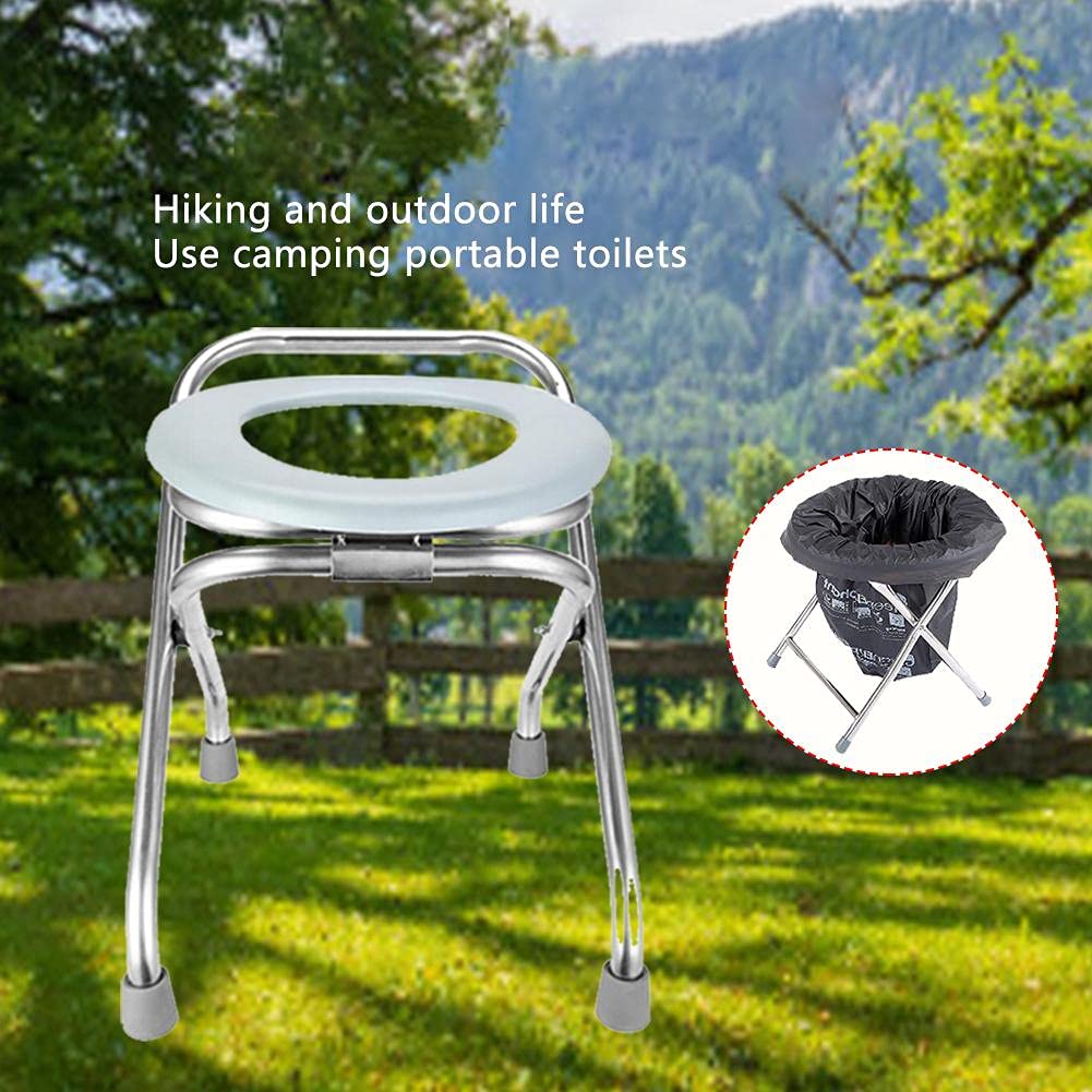 Campingklo Campingtoilette Tragbare Camping WC Outdoor Mobile Klapptoilette Campingtoilette Faltbar Tragbare Camping Toilette Faltbare Reisetoilette für Camping, Wandern, Ausflüge