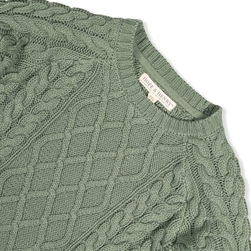 Image of Hope & Henry Boys' Long Sleeve Crew Neck Pullover Sweater