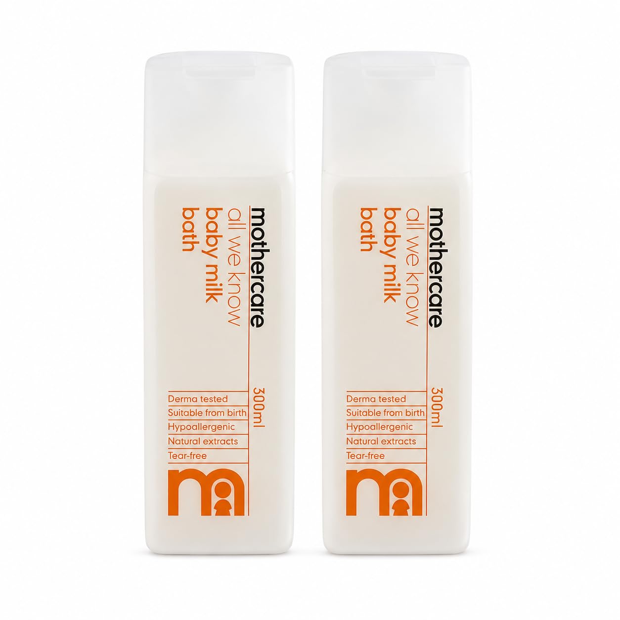 Mothercare All We Know Baby Milk Bath (300ml, Pack of 2)-image-38