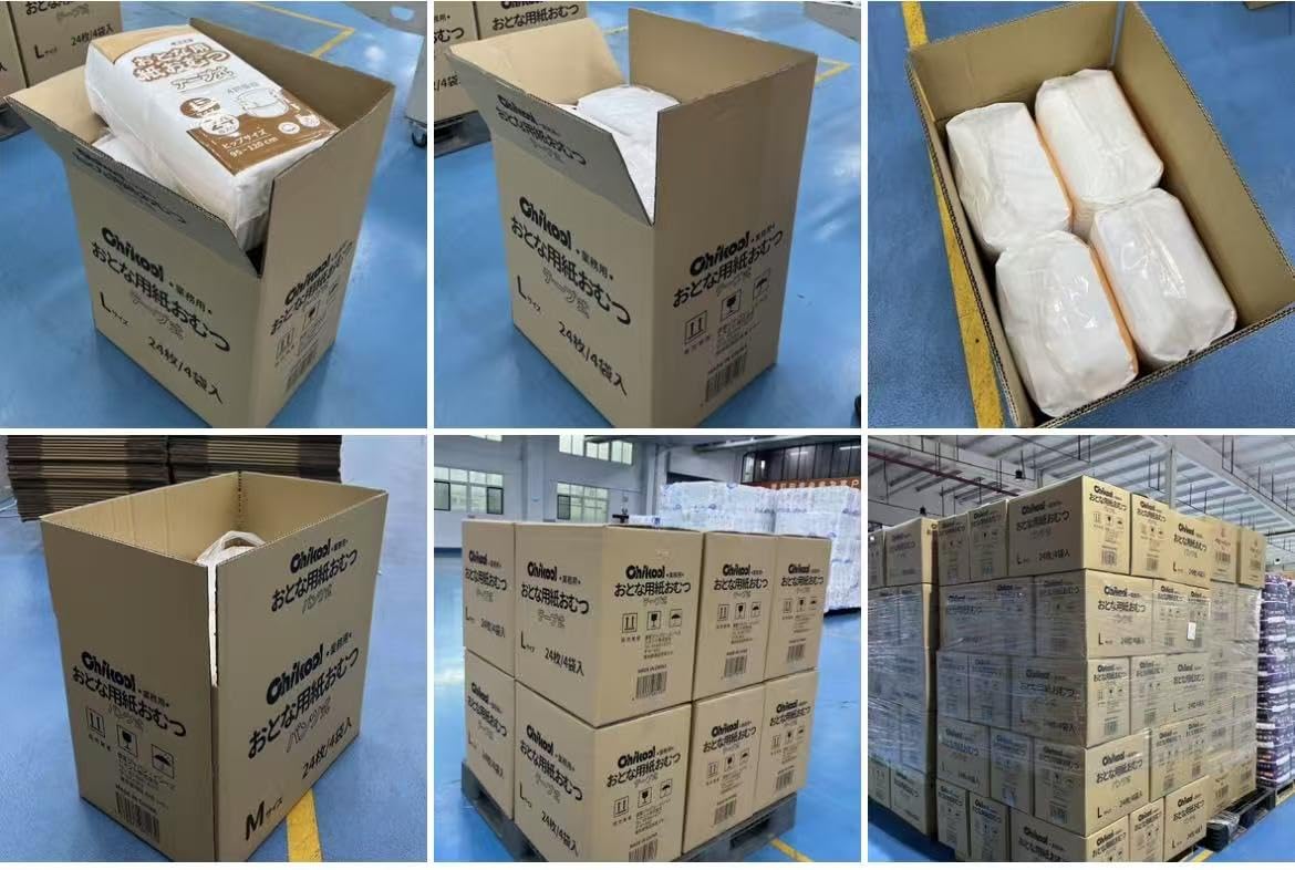 Amazon | テープ式 大人用おむつ Mサイズ Lサイズ (24枚/パック) 4回